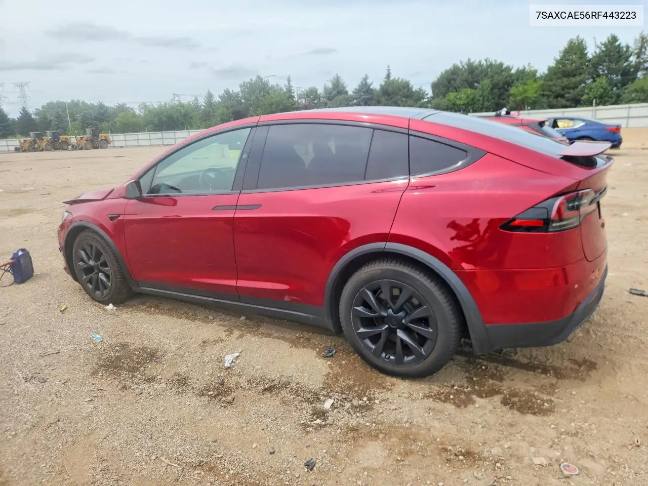 2024 Tesla Model X VIN: 7SAXCAE56RF443223 Lot: 60247636