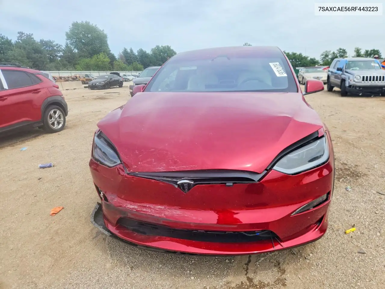 2024 Tesla Model X VIN: 7SAXCAE56RF443223 Lot: 60247636