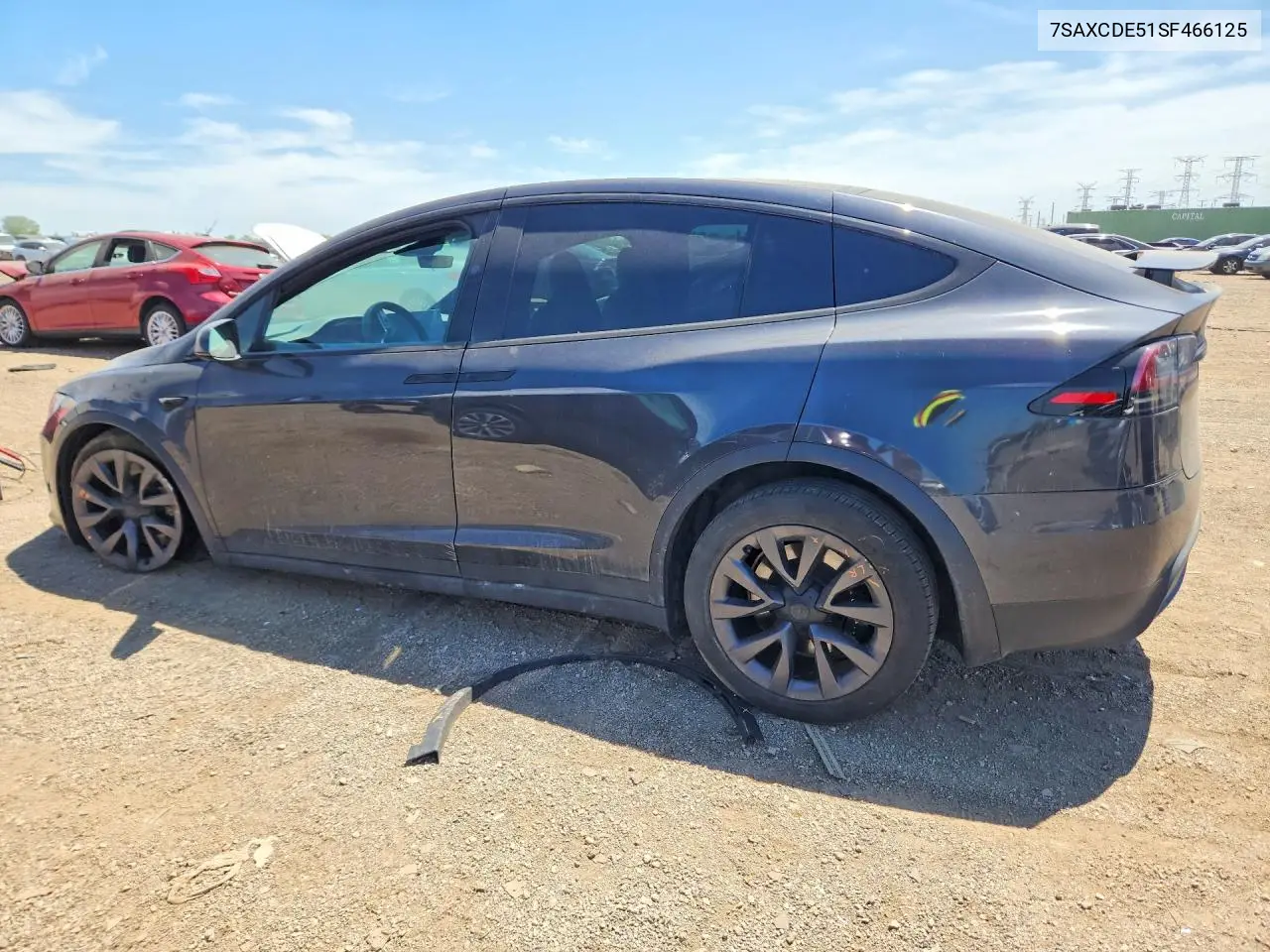 2025 Tesla Model X VIN: 7SAXCDE51SF466125 Lot: 55780226