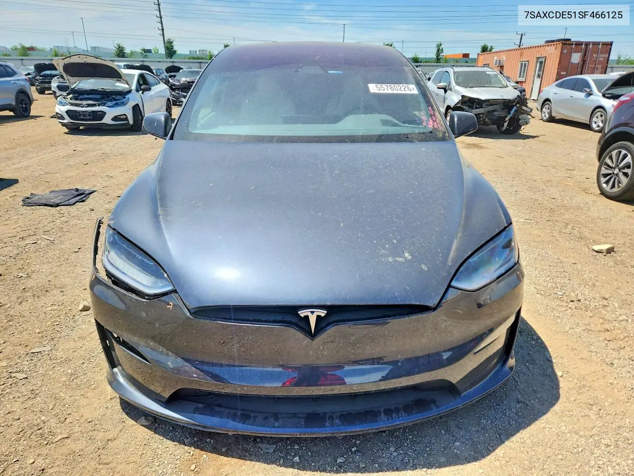 2025 Tesla Model X VIN: 7SAXCDE51SF466125 Lot: 55780226