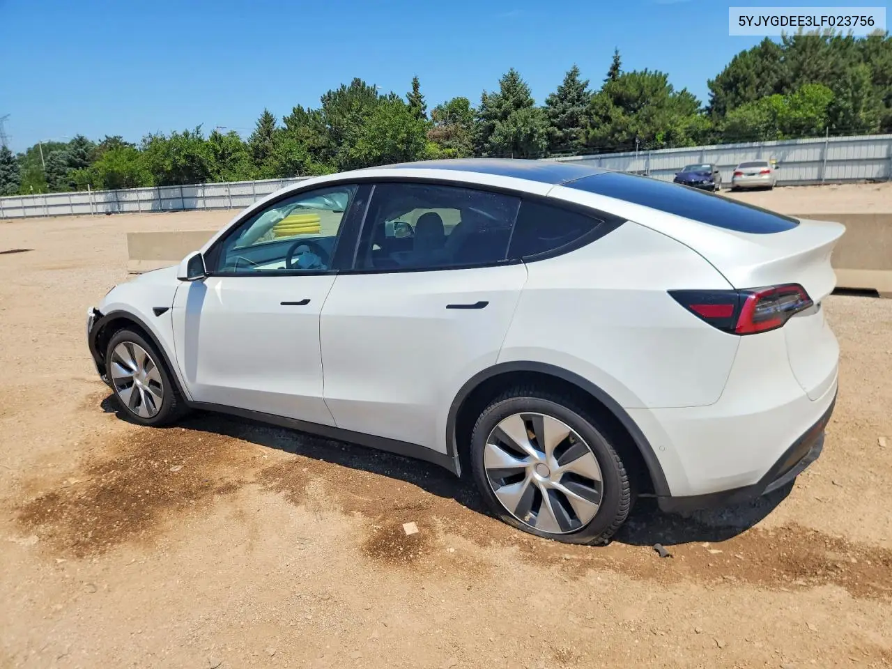 2020 Tesla Model Y VIN: 5YJYGDEE3LF023756 Lot: 57159386