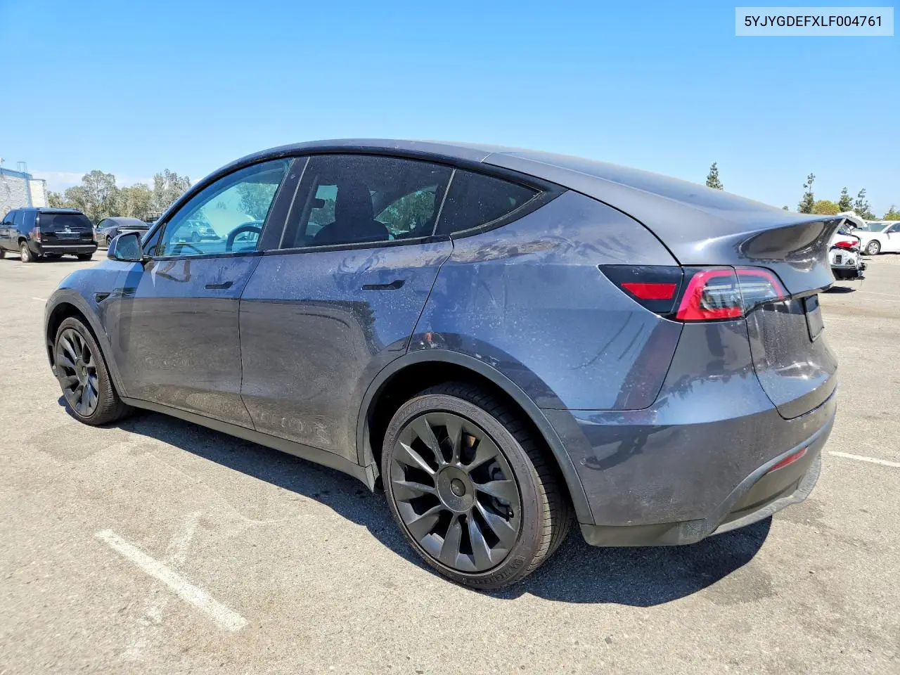 2020 Tesla Model Y VIN: 5YJYGDEFXLF004761 Lot: 57562516