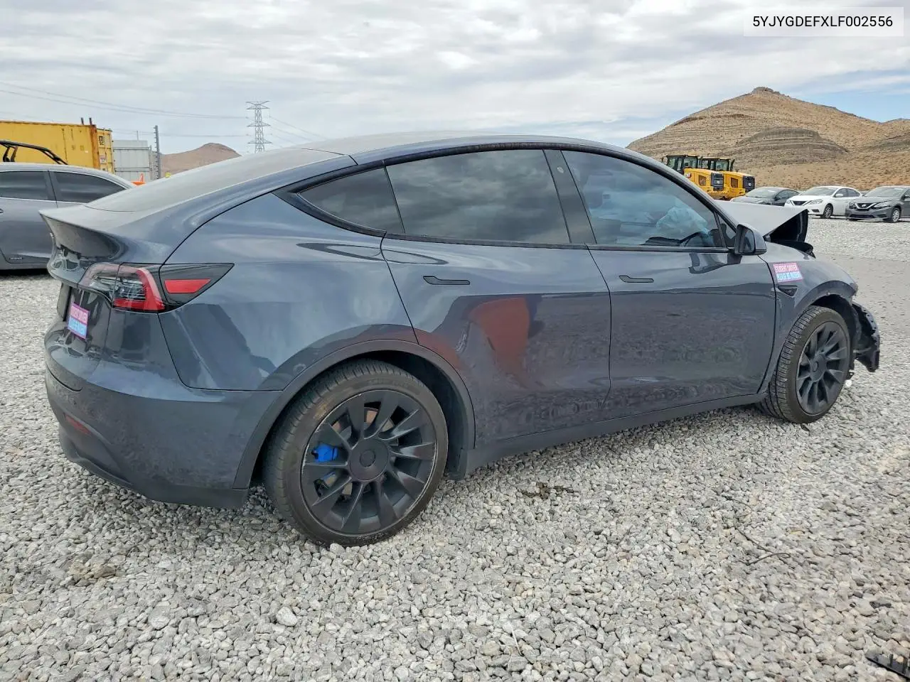 2020 Tesla Model Y VIN: 5YJYGDEFXLF002556 Lot: 59914296