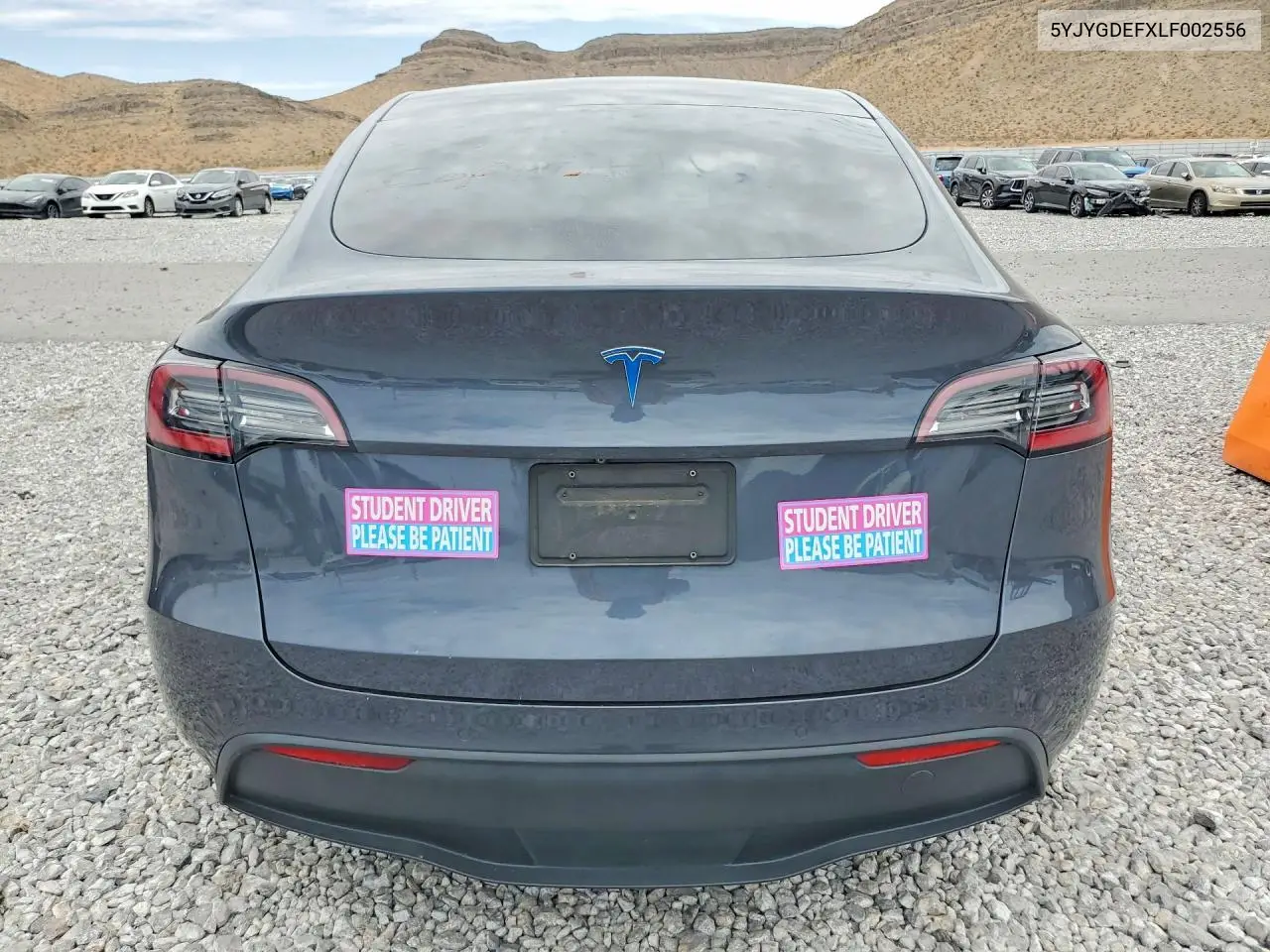 2020 Tesla Model Y VIN: 5YJYGDEFXLF002556 Lot: 59914296