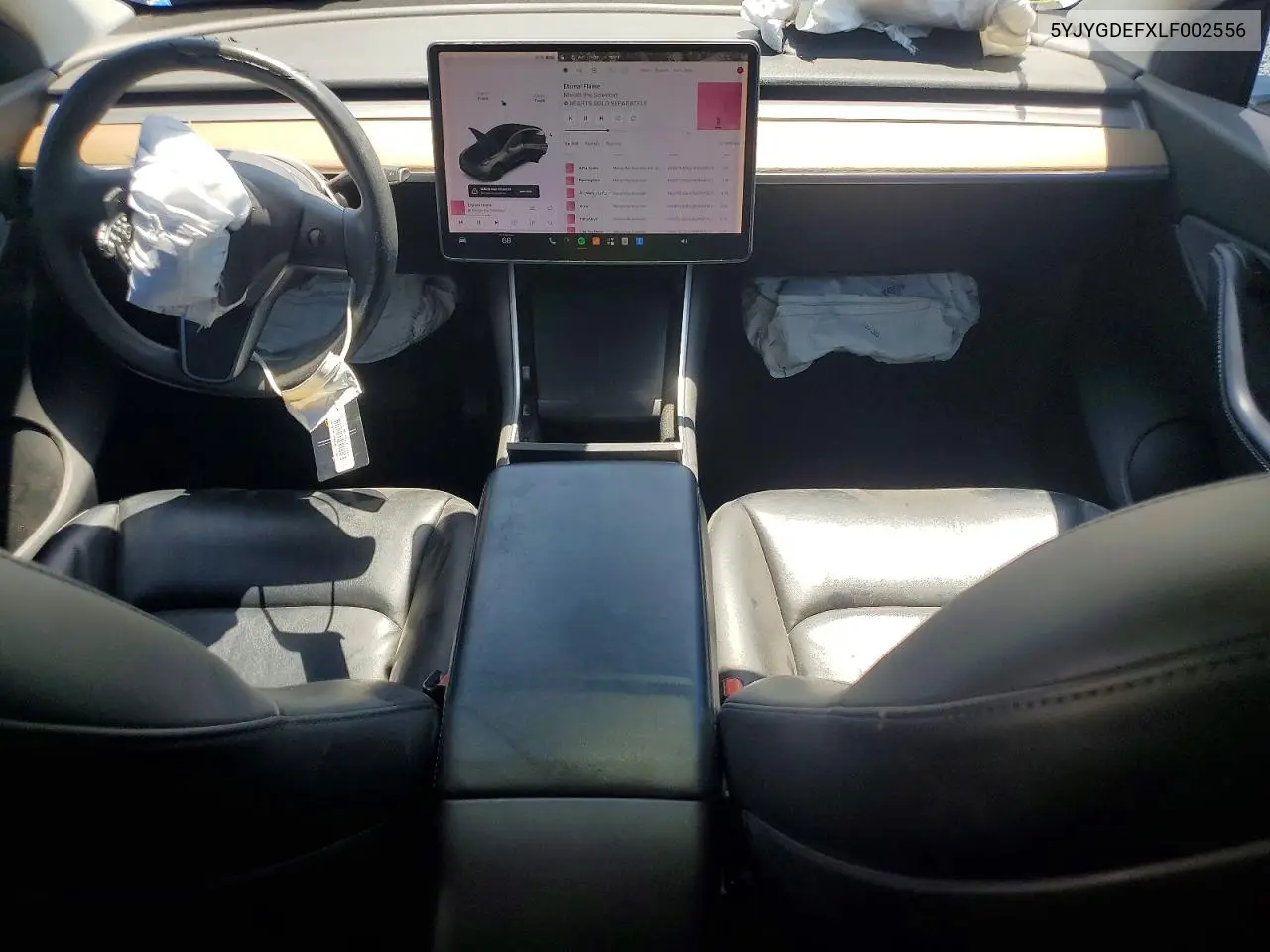 2020 Tesla Model Y VIN: 5YJYGDEFXLF002556 Lot: 59914296