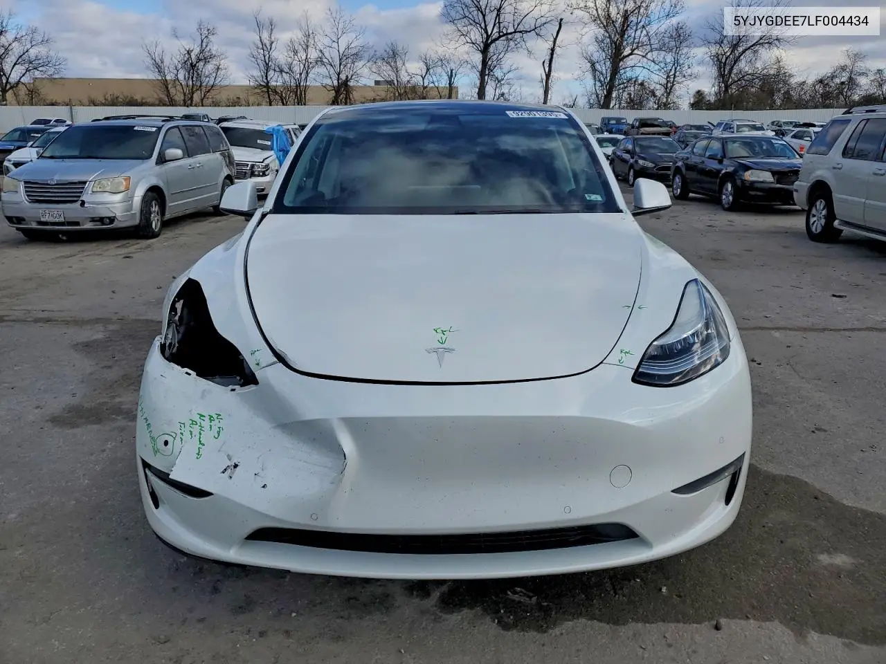 5YJYGDEE7LF004434 2020 Tesla Model Y