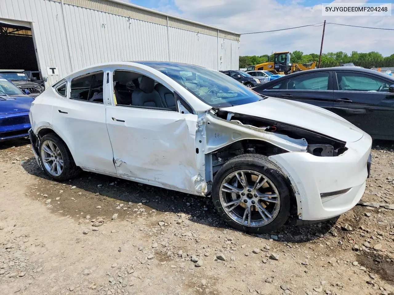 2021 Tesla Model Y VIN: 5YJYGDEE0MF204248 Lot: 52533726