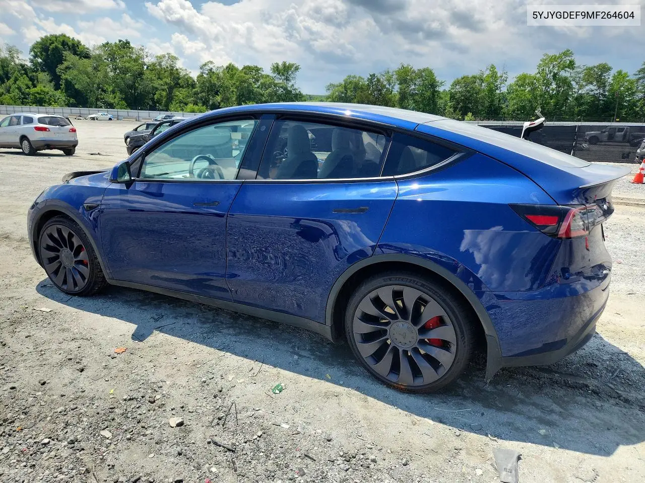 2021 Tesla Model Y VIN: 5YJYGDEF9MF264604 Lot: 56409176
