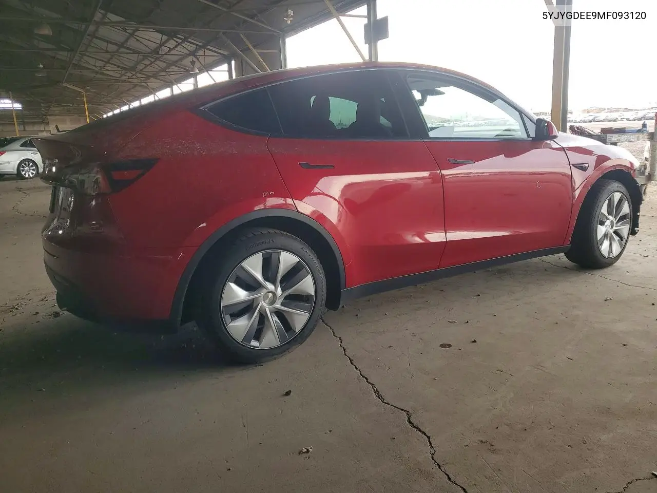2021 Tesla Model Y VIN: 5YJYGDEE9MF093120 Lot: 57252806