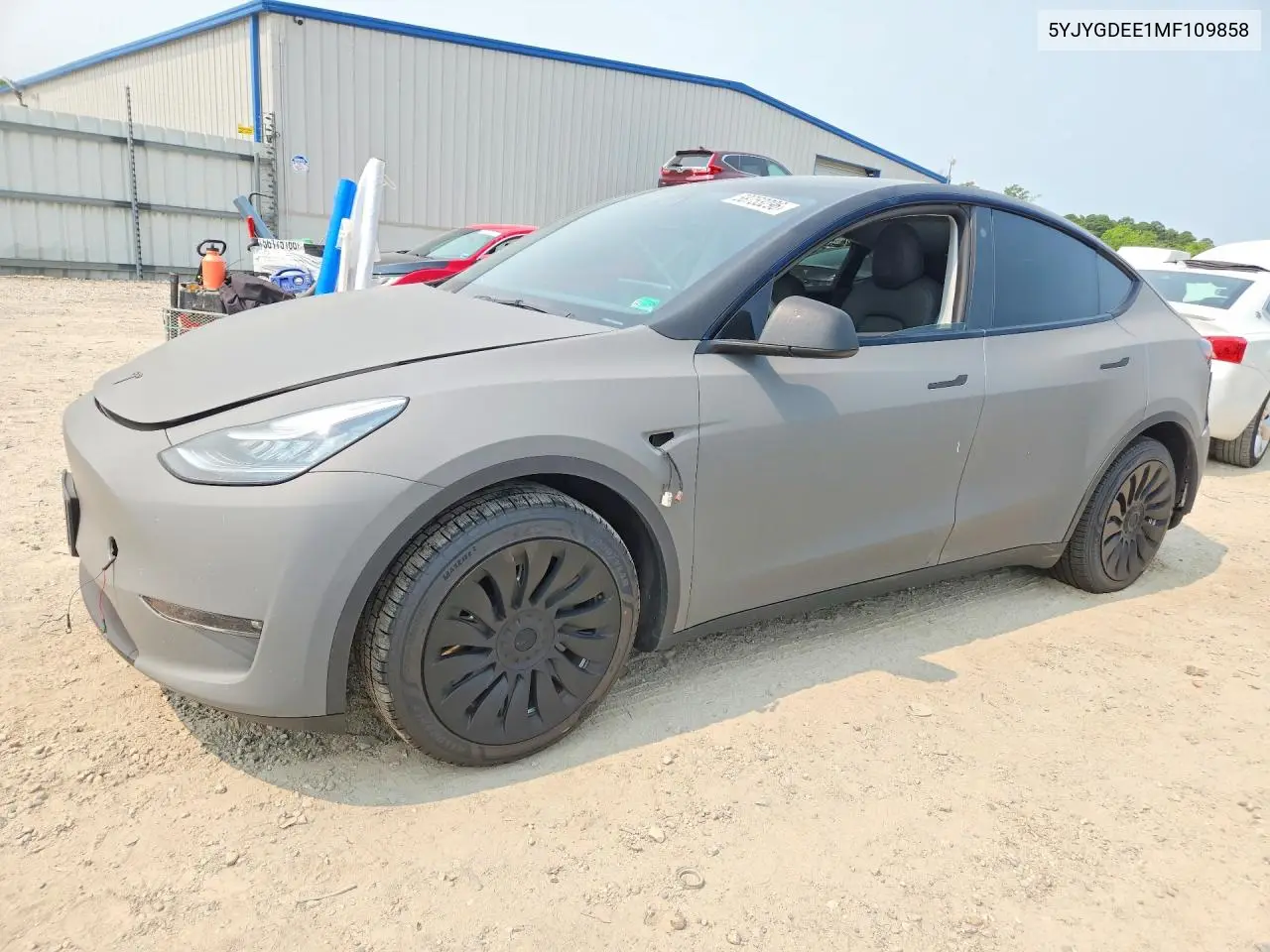 2021 Tesla Model Y VIN: 5YJYGDEE1MF109858 Lot: 58753296