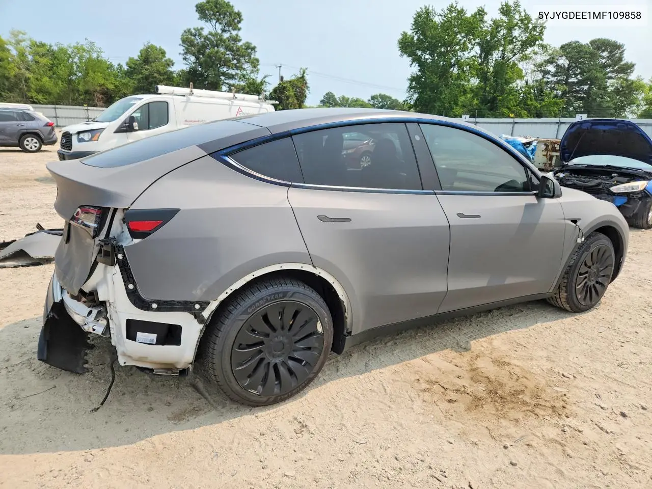 2021 Tesla Model Y VIN: 5YJYGDEE1MF109858 Lot: 58753296