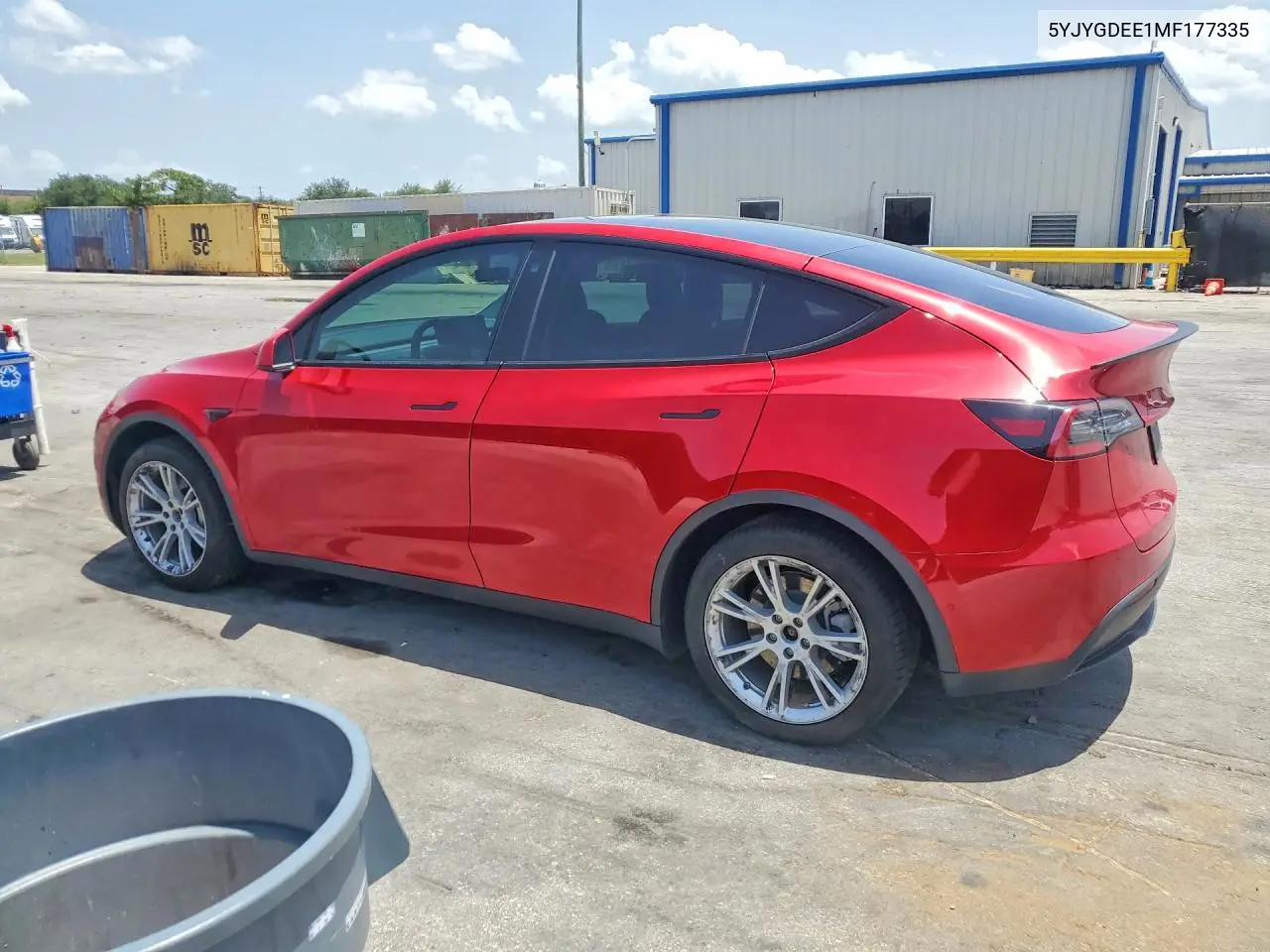 2021 Tesla Model Y VIN: 5YJYGDEE1MF177335 Lot: 60986346