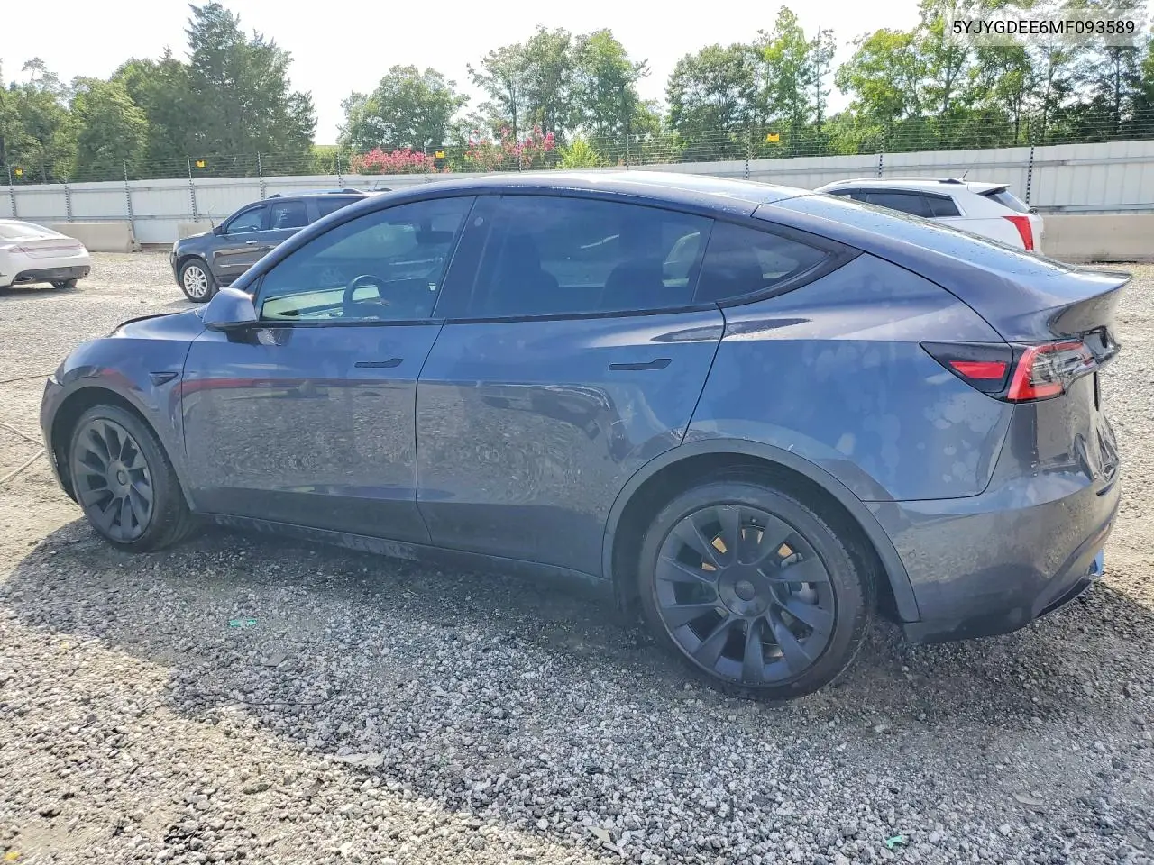 2021 Tesla Model Y VIN: 5YJYGDEE6MF093589 Lot: 61144146