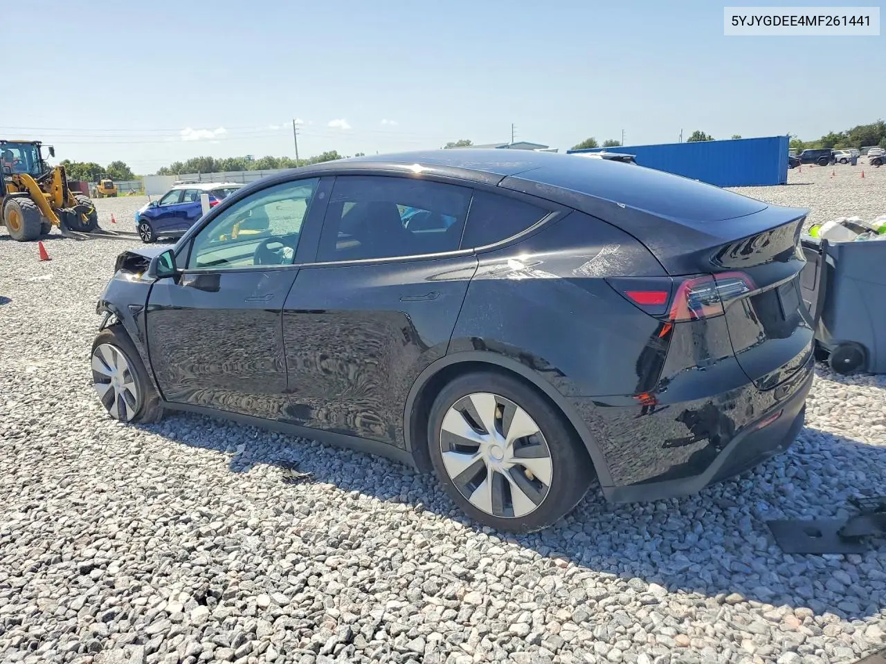 2021 Tesla Model Y VIN: 5YJYGDEE4MF261441 Lot: 61342446