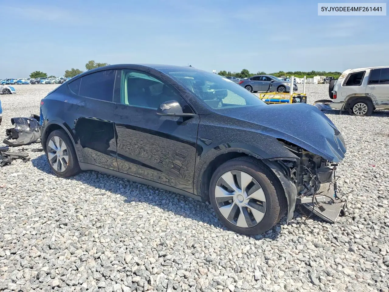 2021 Tesla Model Y VIN: 5YJYGDEE4MF261441 Lot: 61342446