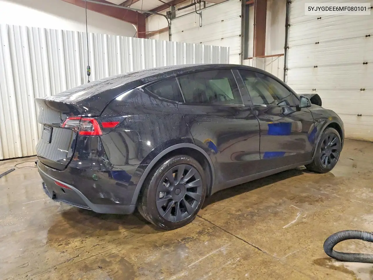 2021 Tesla Model Y VIN: 5YJYGDEE6MF080101 Lot: 61850346