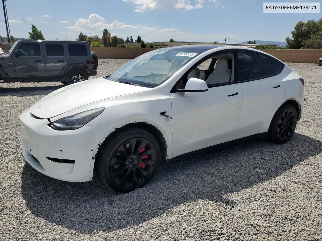 5YJYGDEE5MF139171 2021 Tesla Model Y