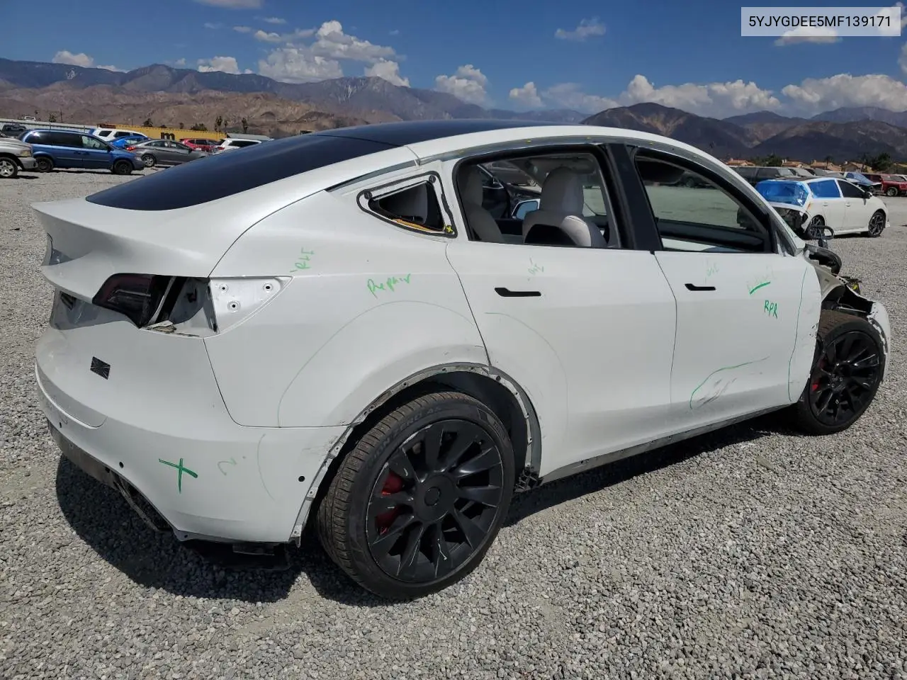 5YJYGDEE5MF139171 2021 Tesla Model Y