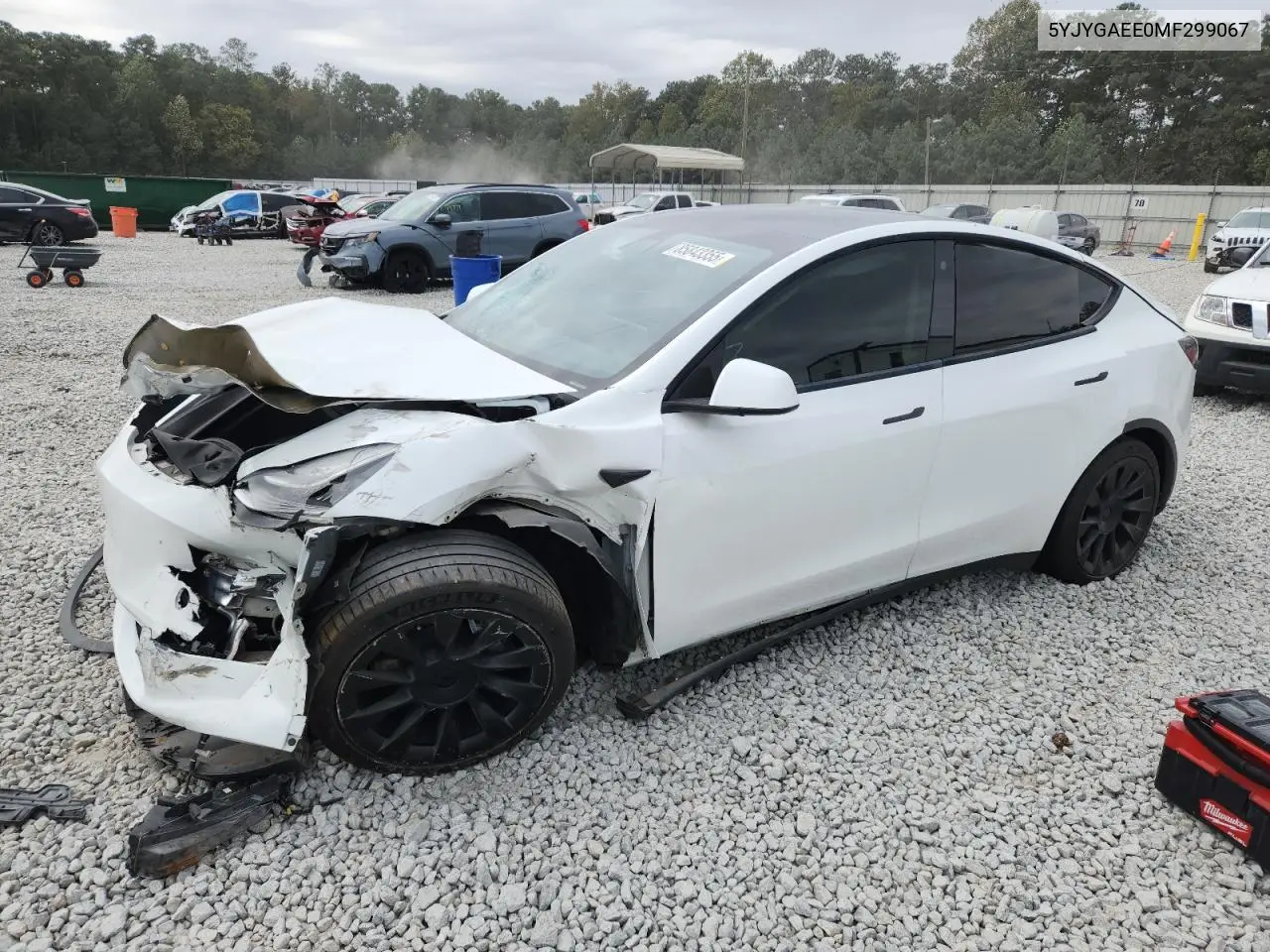 5YJYGAEE0MF299067 2021 Tesla Model Y