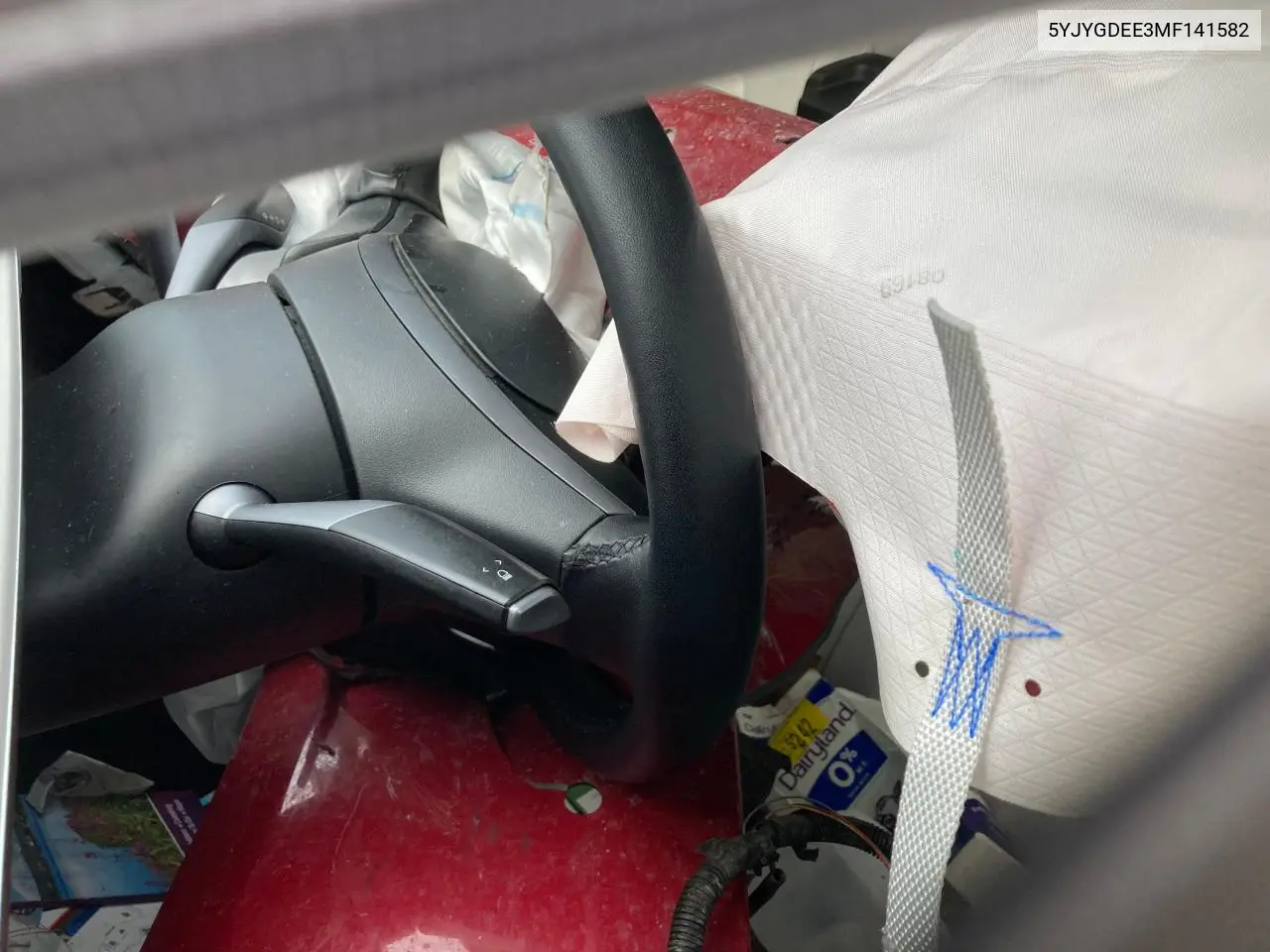5YJYGDEE3MF141582 2021 Tesla Model Y