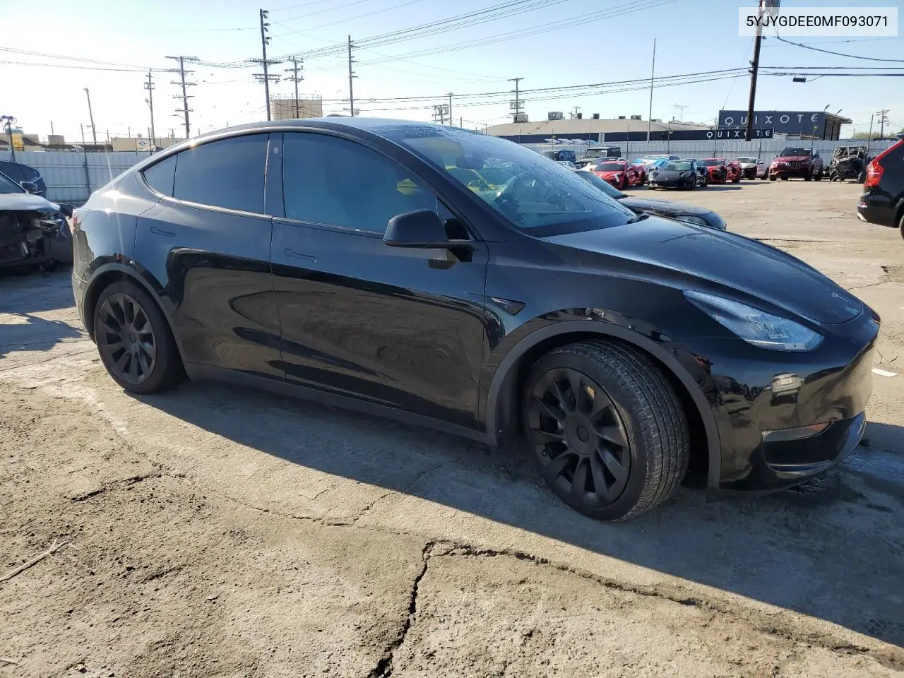 5YJYGDEE0MF093071 2021 Tesla Model Y