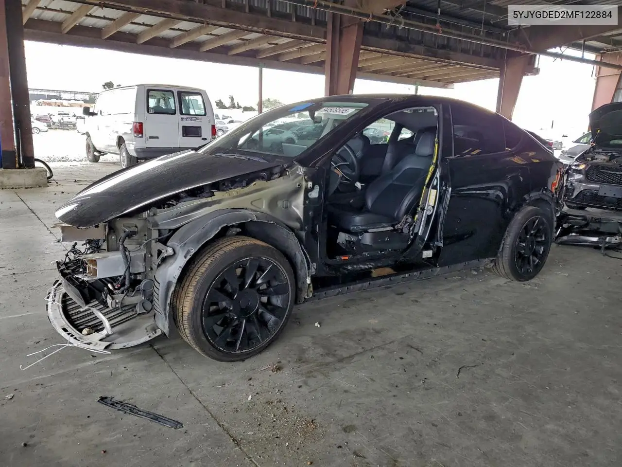 5YJYGDED2MF122884 2021 Tesla Model Y