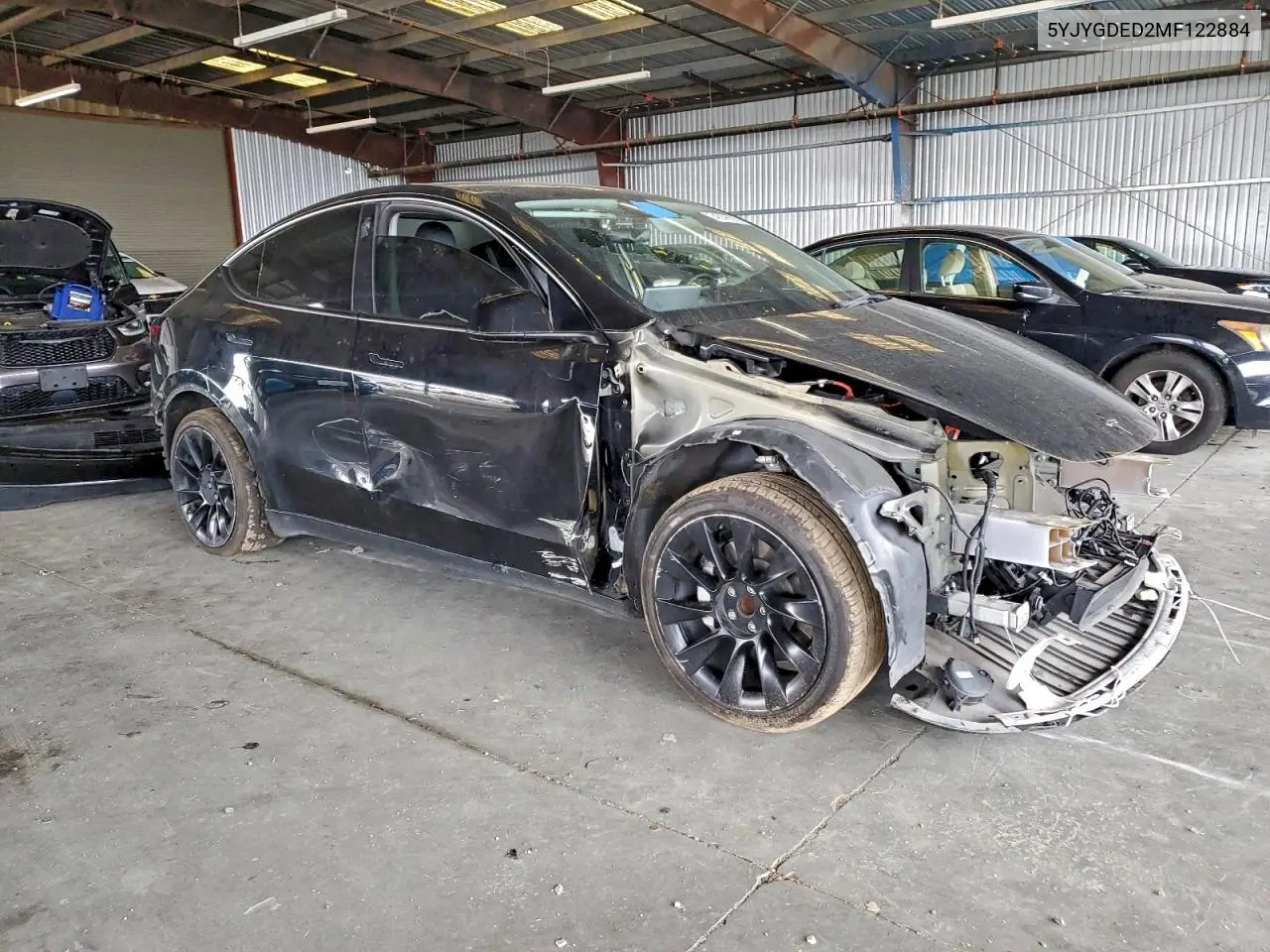 5YJYGDED2MF122884 2021 Tesla Model Y