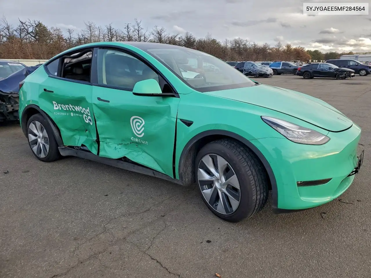5YJYGAEE5MF284564 2021 Tesla Model Y