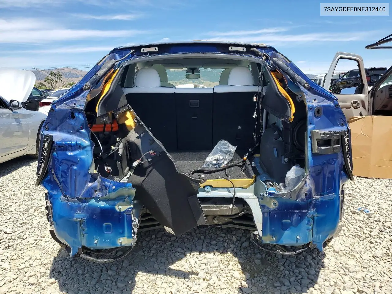 2022 Tesla Model Y VIN: 7SAYGDEE0NF312440 Lot: 56671236