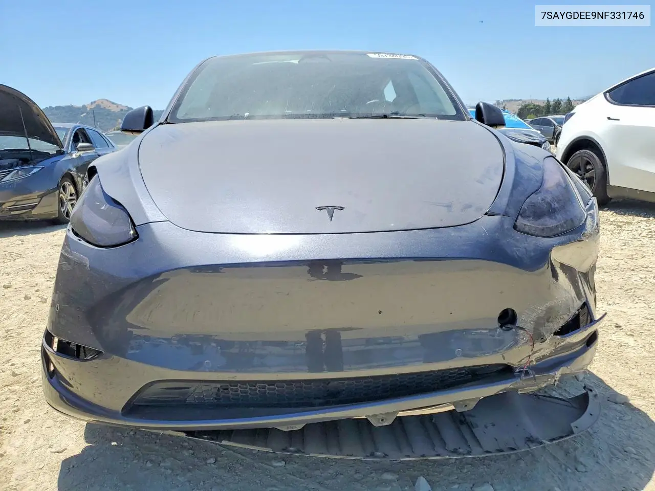 2022 Tesla Model Y VIN: 7SAYGDEE9NF331746 Lot: 59734096