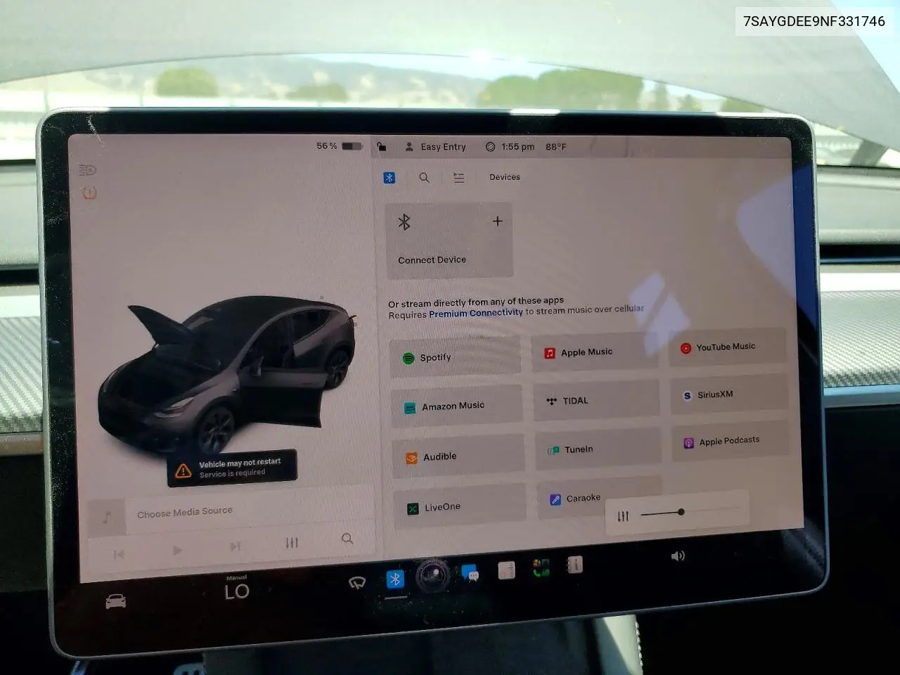 2022 Tesla Model Y VIN: 7SAYGDEE9NF331746 Lot: 59734096