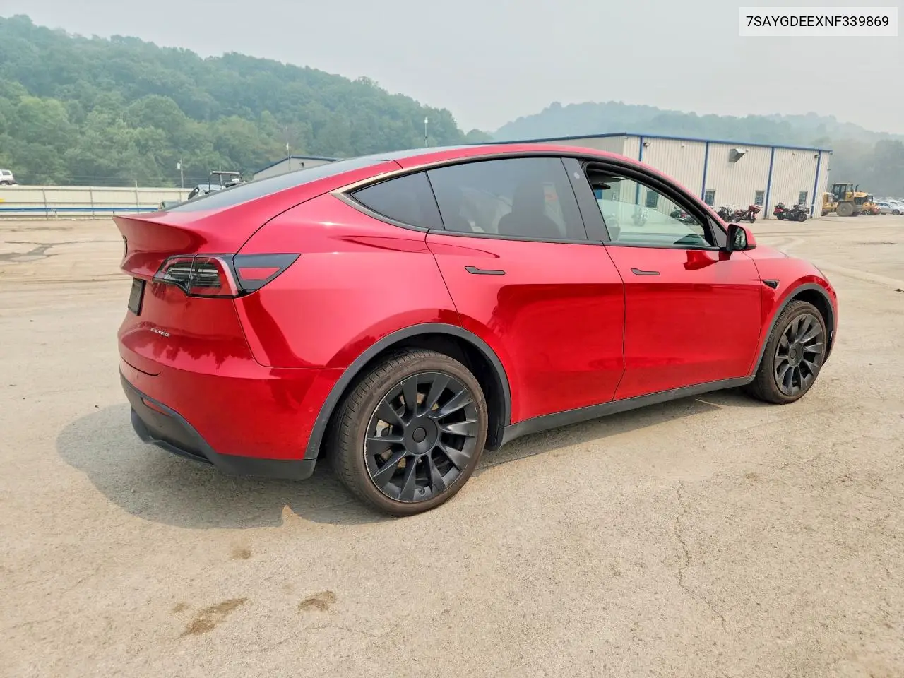 2022 Tesla Model Y VIN: 7SAYGDEEXNF339869 Lot: 61429046