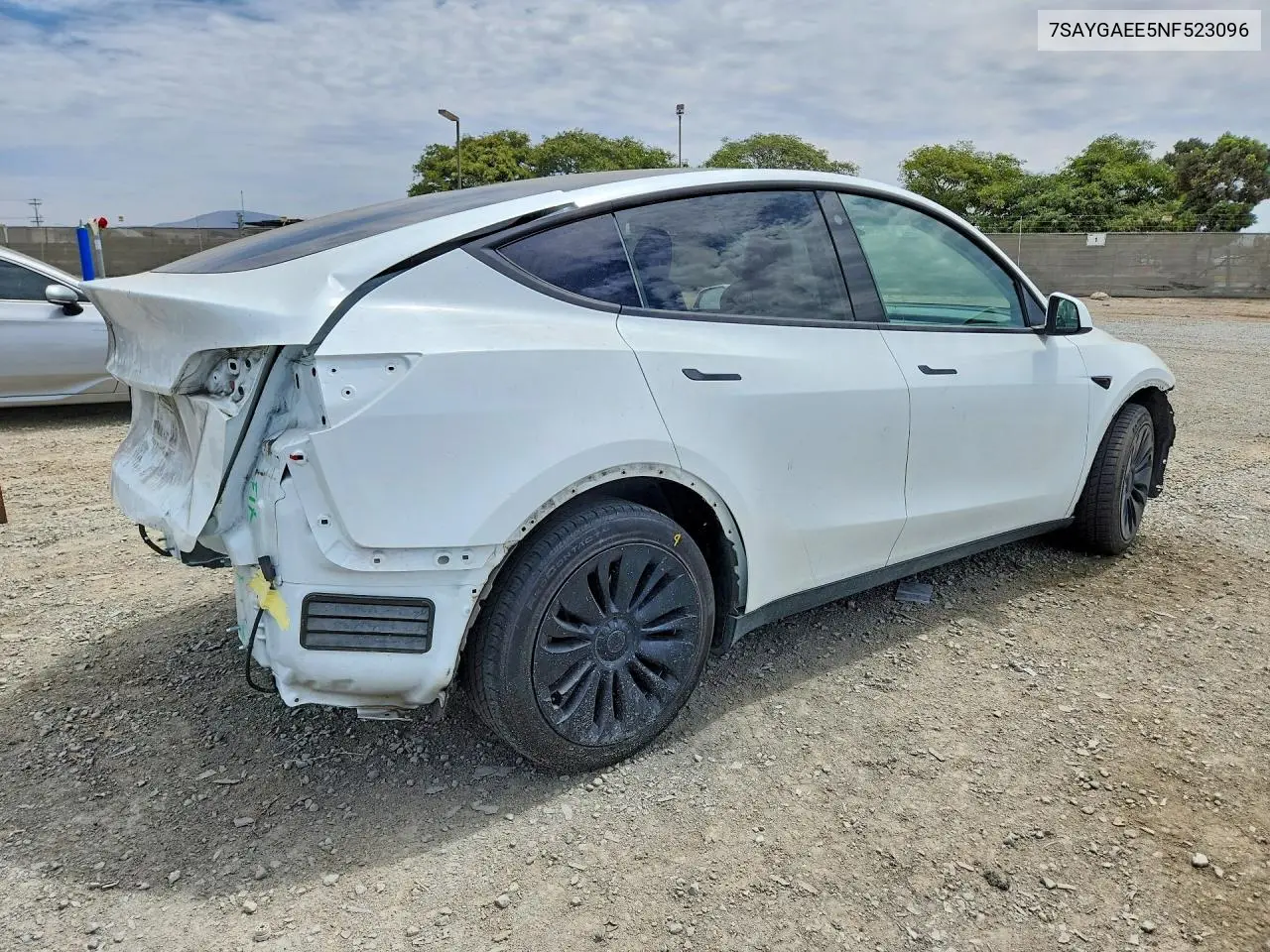2022 Tesla Model Y VIN: 7SAYGAEE5NF523096 Lot: 61778616