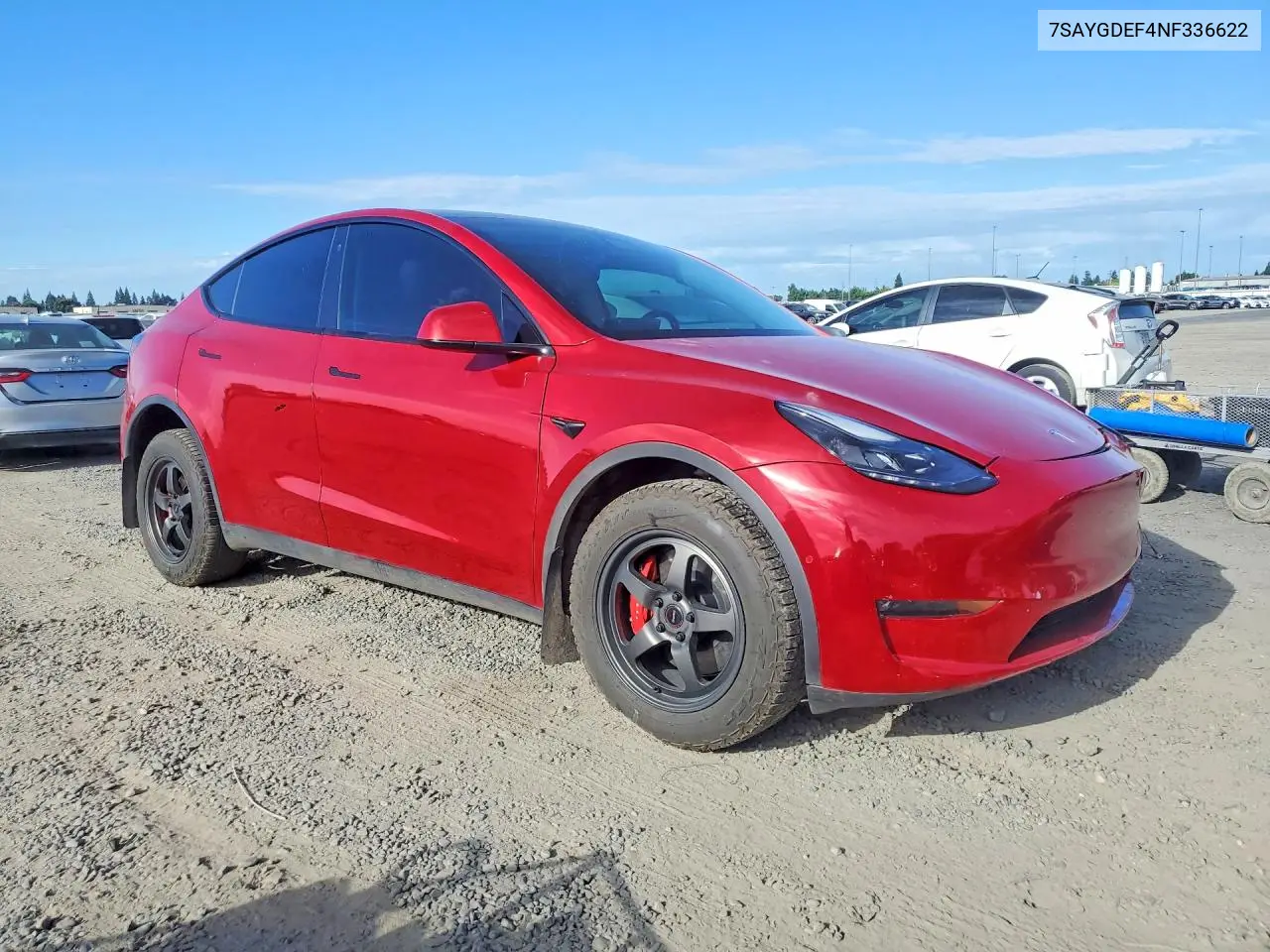 2022 Tesla Model Y VIN: 7SAYGDEF4NF336622 Lot: 61781496