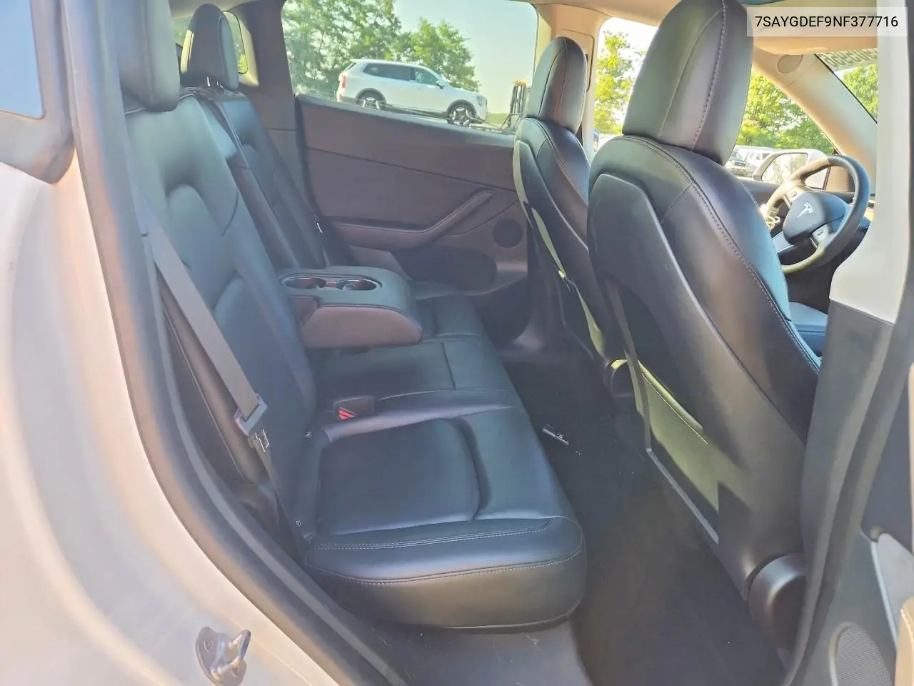2022 Tesla Model Y VIN: 7SAYGDEF9NF377716 Lot: 61905956