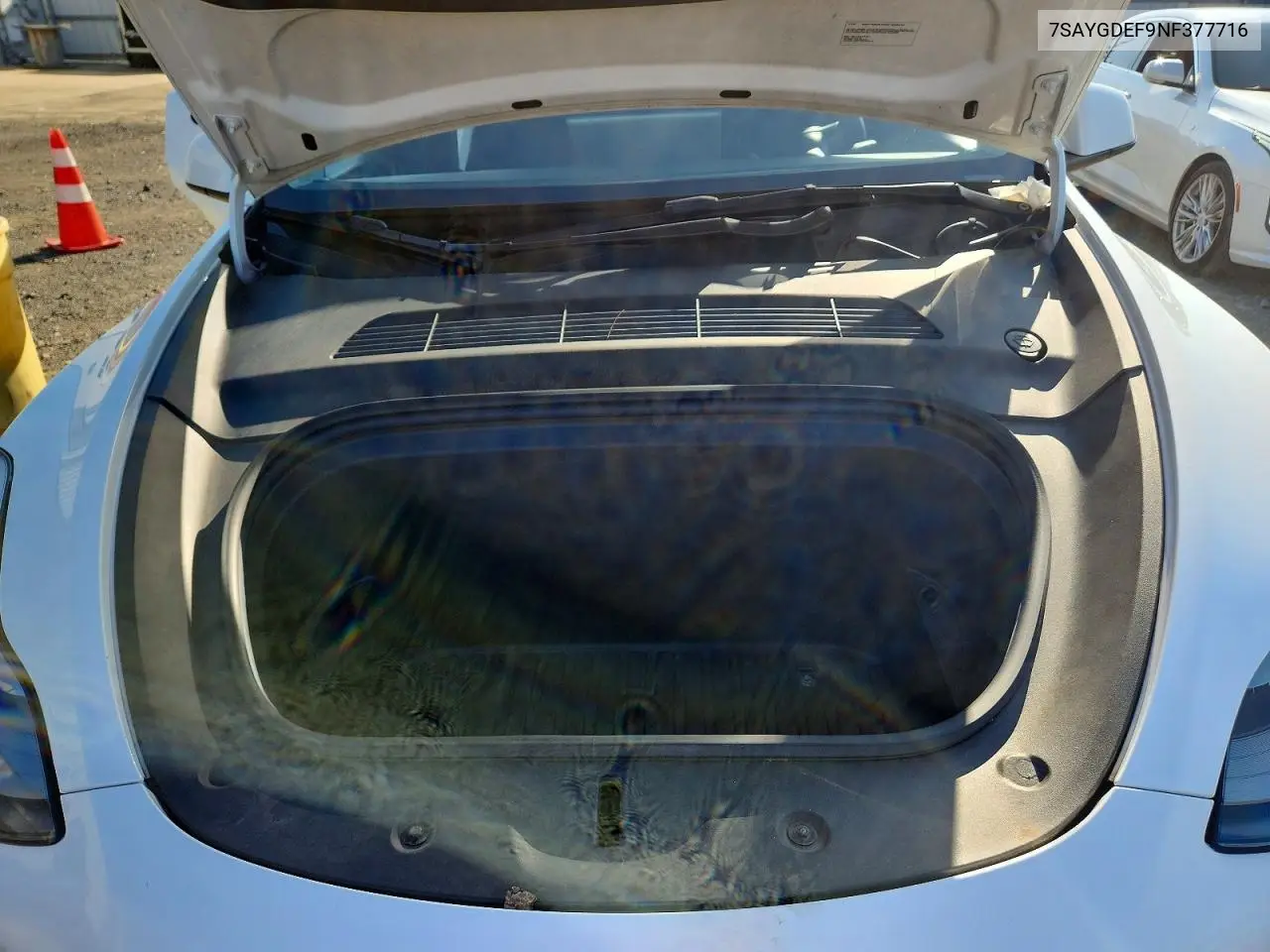 2022 Tesla Model Y VIN: 7SAYGDEF9NF377716 Lot: 61905956