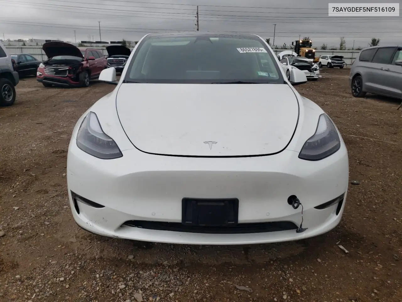 7SAYGDEF5NF516109 2022 Tesla Model Y