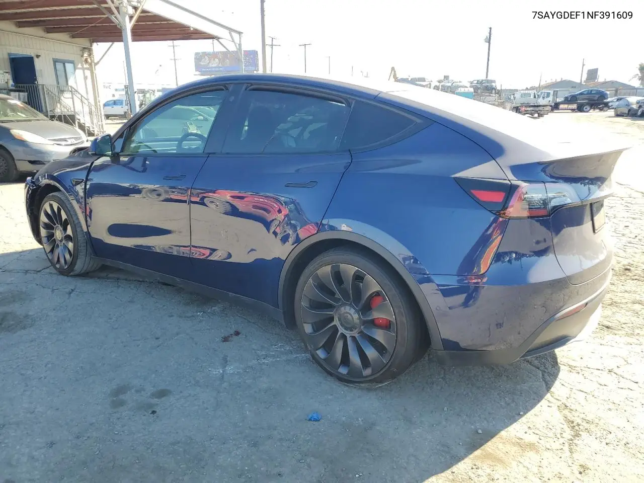 7SAYGDEF1NF391609 2022 Tesla Model Y