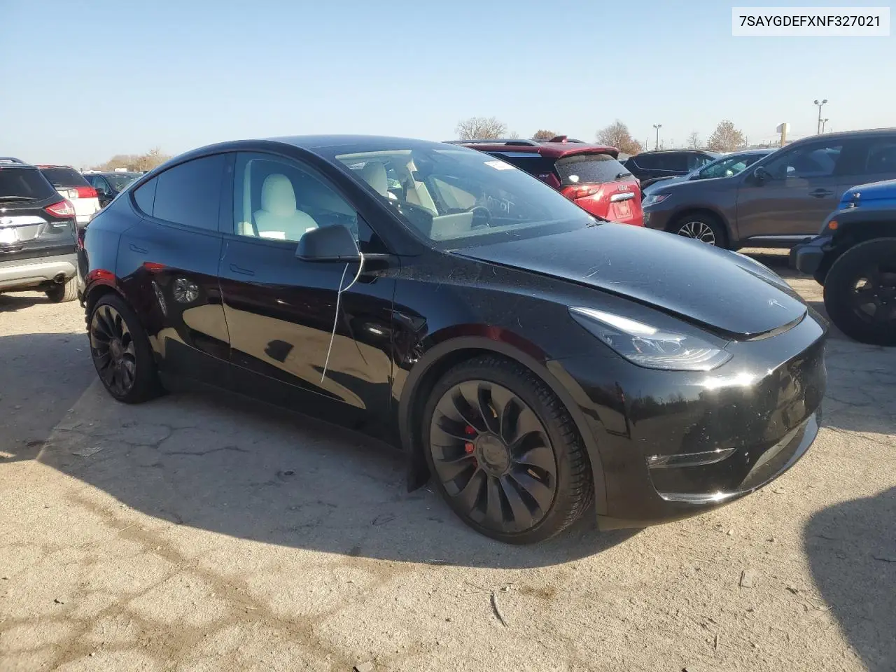 7SAYGDEFXNF327021 2022 Tesla Model Y