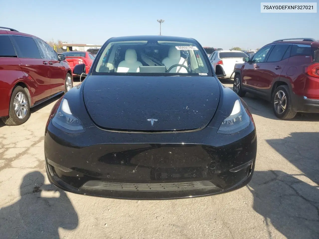 7SAYGDEFXNF327021 2022 Tesla Model Y