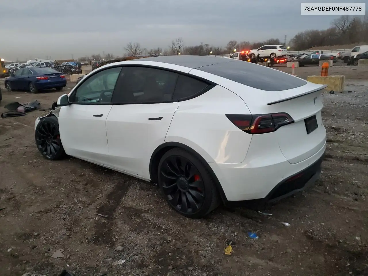 7SAYGDEF0NF487778 2022 Tesla Model Y