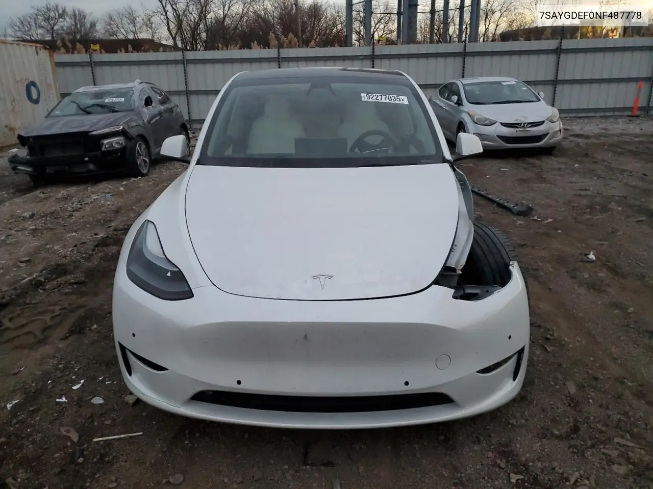 7SAYGDEF0NF487778 2022 Tesla Model Y