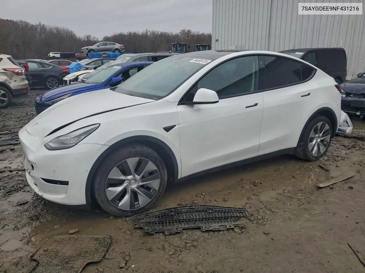 7SAYGDEE9NF431216 2022 Tesla Model Y
