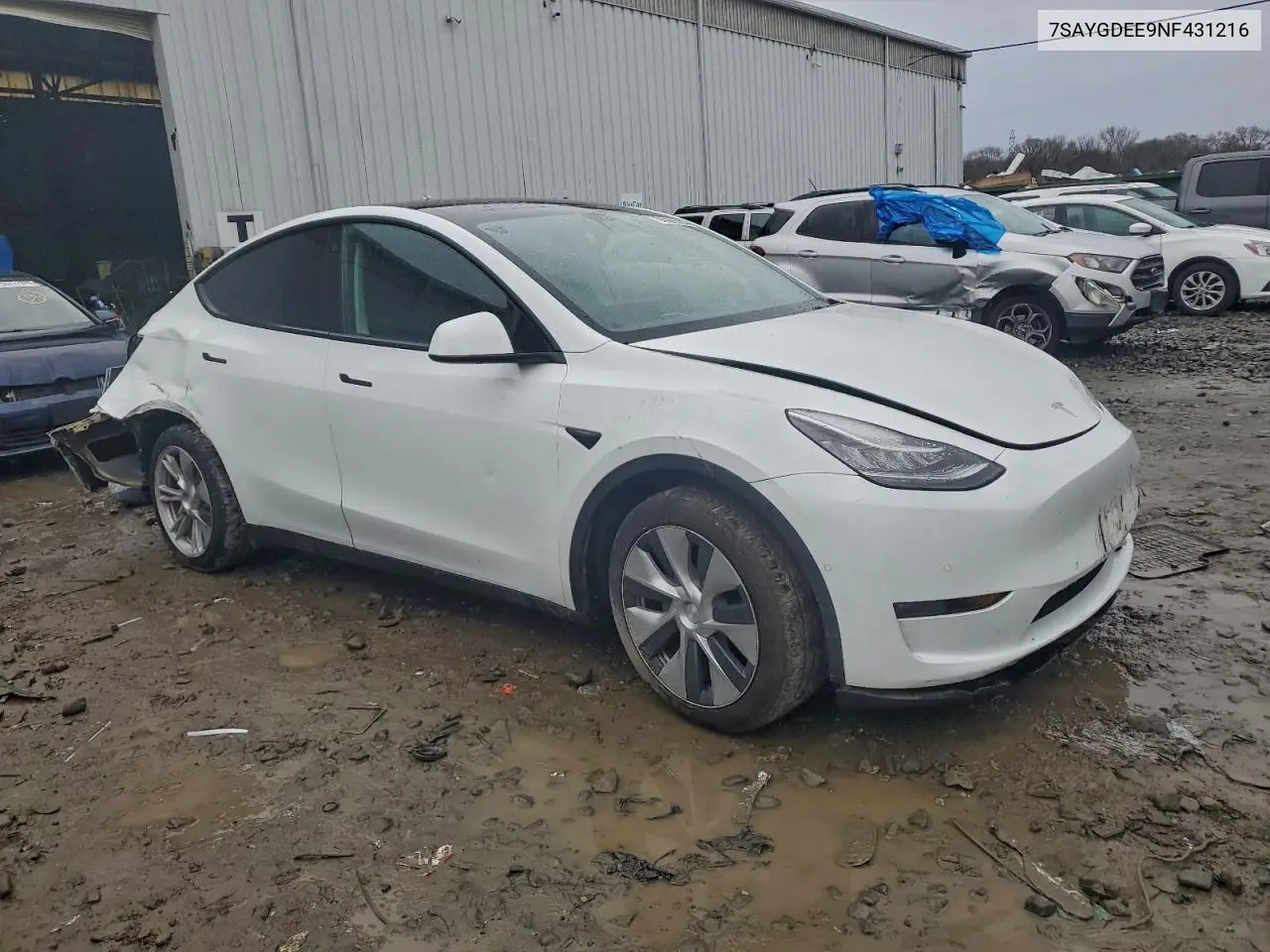 7SAYGDEE9NF431216 2022 Tesla Model Y