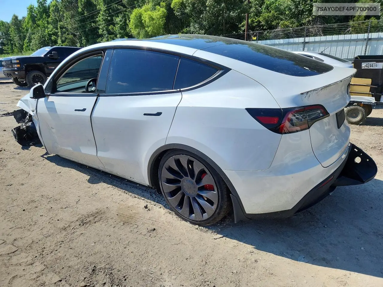 2023 Tesla Model Y VIN: 7SAYGDEF4PF700900 Lot: 52552726