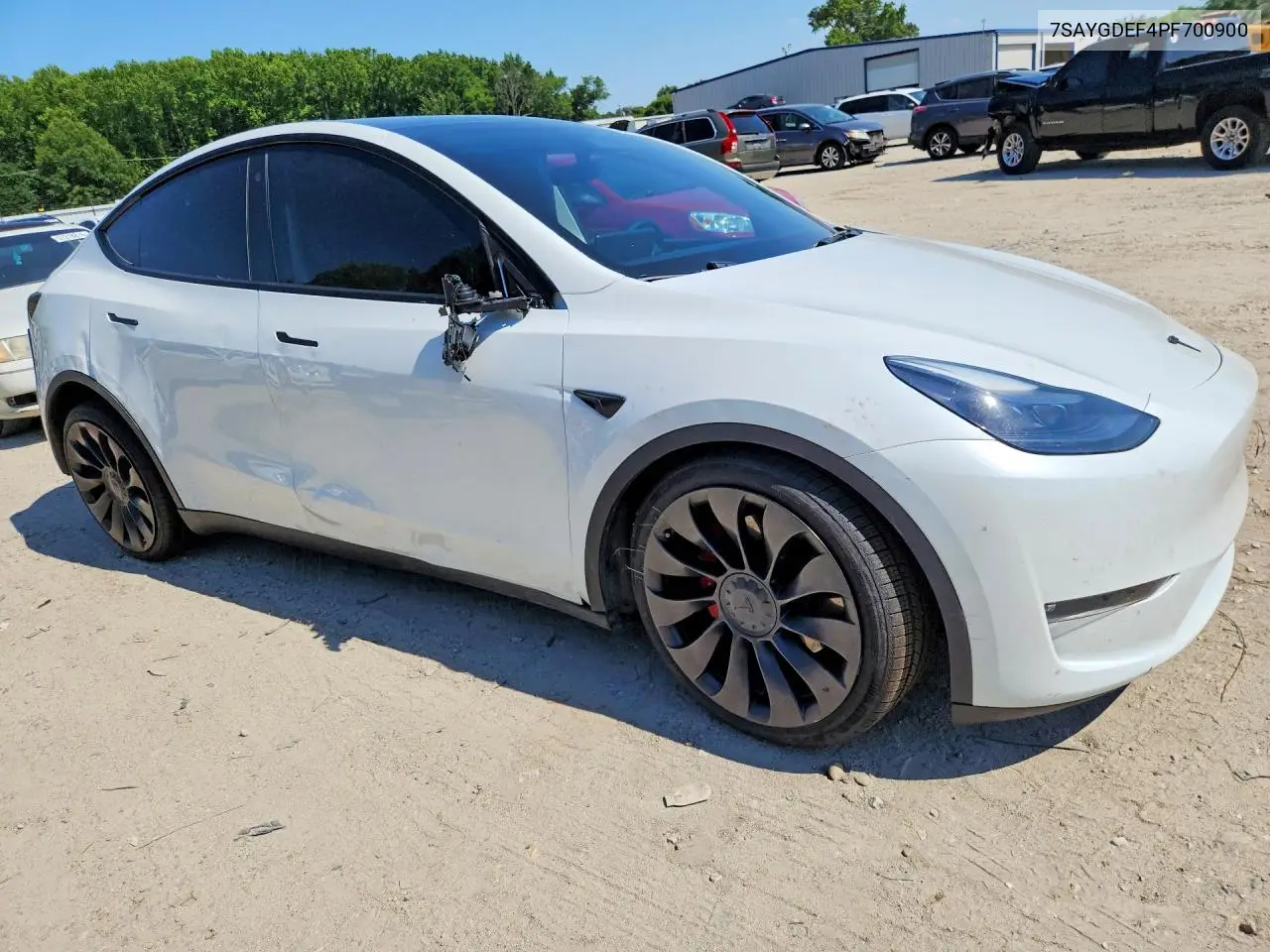 2023 Tesla Model Y VIN: 7SAYGDEF4PF700900 Lot: 52552726