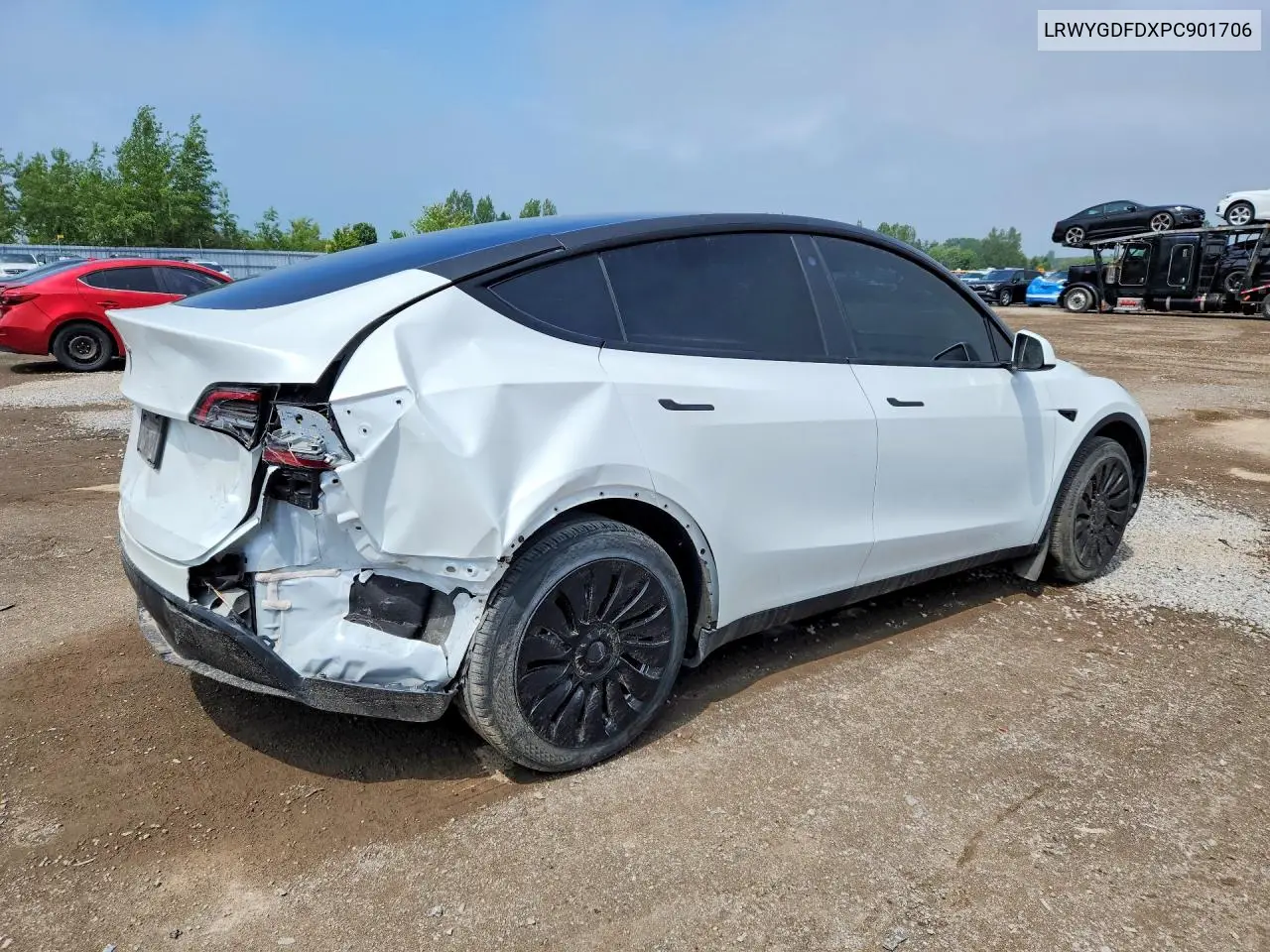 2023 Tesla Model Y VIN: LRWYGDFDXPC901706 Lot: 56420876