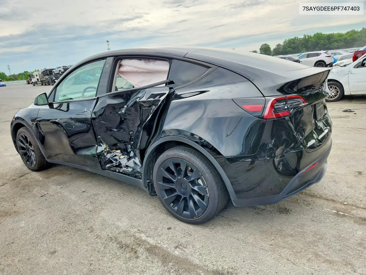 2023 Tesla Model Y VIN: 7SAYGDEE6PF747403 Lot: 57352986