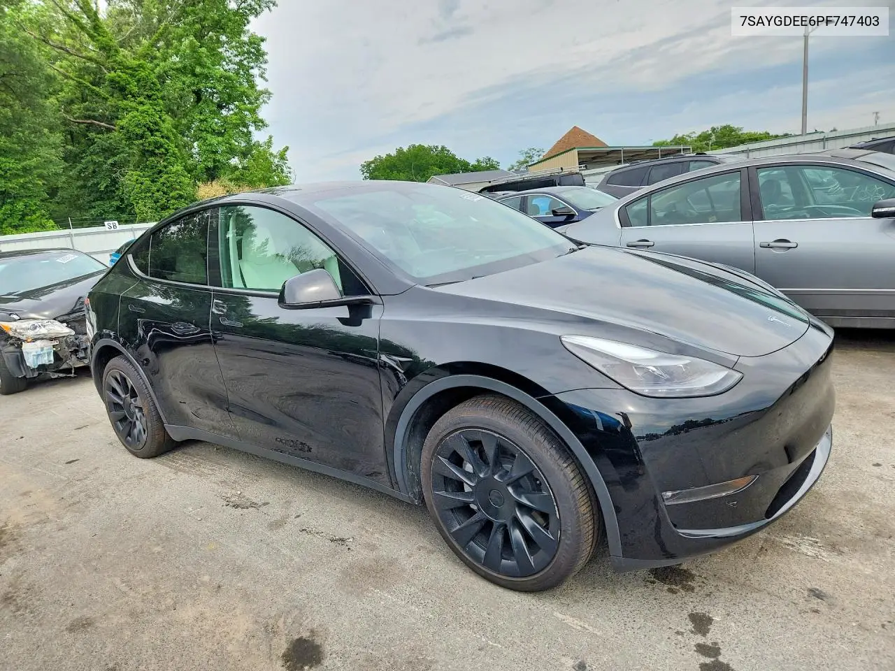 2023 Tesla Model Y VIN: 7SAYGDEE6PF747403 Lot: 57352986