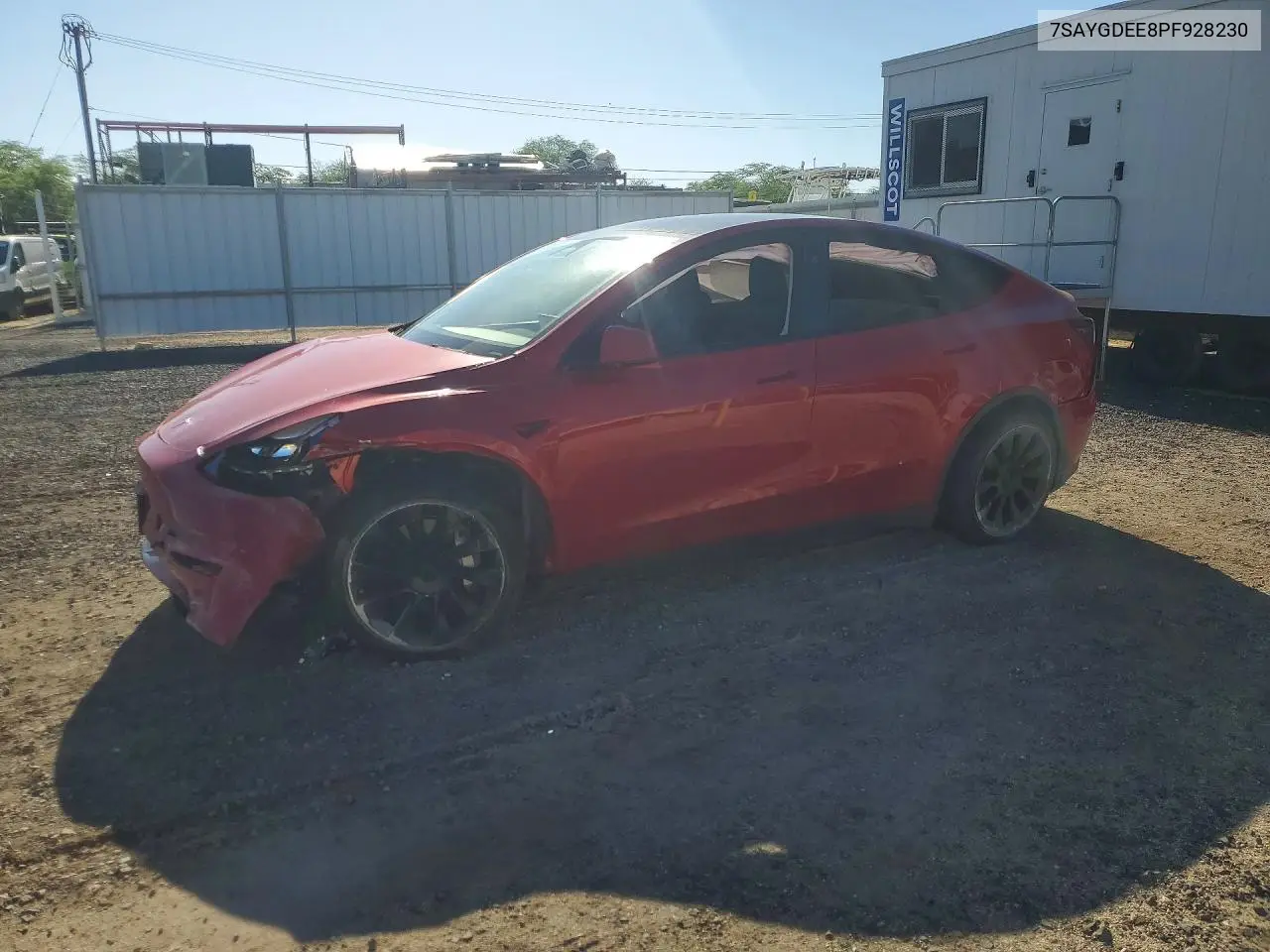 2023 Tesla Model Y VIN: 7SAYGDEE8PF928230 Lot: 57434226